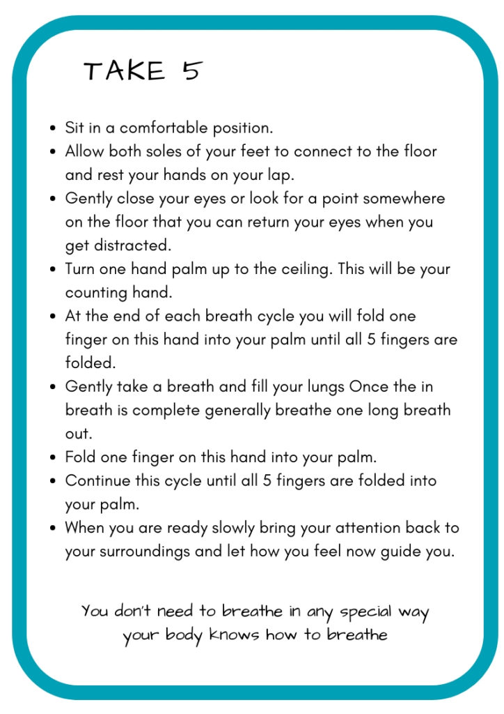 Take 5 Mindful BreathingTake 5 - Mindful Breathing